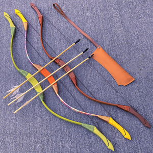 Set Educativo Fatto a Mano di Arco e Frecce <span class=keywords><strong>in</strong></span> <span class=keywords><strong>Legno</strong></span> per Bambini - Unisex - Product Image 1