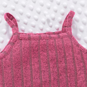 Ropa Infantil al por Mayor de Fábrica, Conjunto de Moda para Niñas Pequeñas, Top de Manga Larga + Vestido con Tirantes, Disfraz para Bebés y Niños Pequeños - Product Image 6