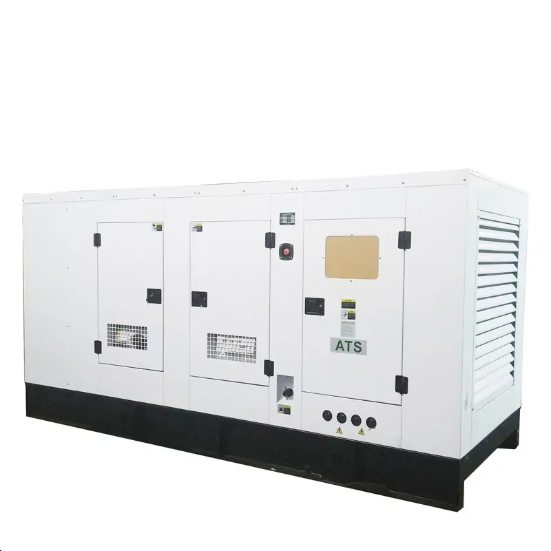 Set generator diesel senyap 100kw 120kw 150kw merek Tiongkok dengan mesin Weichai 150kva 200kva generator