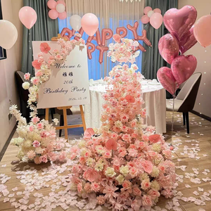 زهور اصطناعية مخصصة من الحرير بملمس طبيعي، صف زهور اصطناعية الأكثر مبيعًا - Product Image 5