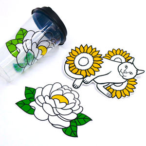 สติกเกอร์รูปลอกติดหน้าต่างแบบไดคัทโปร่งใสพีวีซีไวนิลมีกาวในตัวแบบกำหนดเอง - Product Image 3