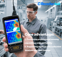 Ordinateur portable de thermographie de température et de vibrations avec PDA Android 12.0, étanche IP67, 64 Go de RAM, en stock
