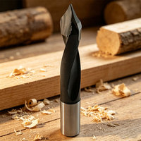 Foret à noyau CNC YASEN série ZY-V en carbure de tungstène à oxyde noir, coupe légère, sans bavures, queue droite pour perçage