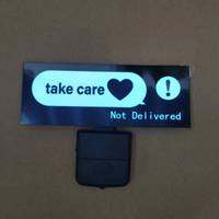 Batería y carga USB LED EL Glow Sticker 5 estrellas decoración Wanted Sticker lavable Instagram Sticker