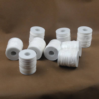 Meter Round Natural Cotton Braid Candle Wick Core DIY Oil Lamps Handmade Candle Making with Used Roll Spool Wick