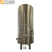 Réservoir sous pression en acier inoxydable personnalisé de 1000L, 2000L, 5000L, cuve de fermentation de vin mousseux avec agitateur