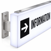 Boîte à lumière néon publicitaire en acrylique sur mesure, cube LED éclairé sur quatre côtés, signalétique lumineuse pour magasins, boîte à lumière LED ultra-mince