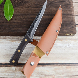 Cuchillo de Carnicero de Acero de Alto Carbono Afilado a Bajo Precio, Cuchilla para Carne, Cuchillo para Rebanar Huesos, Hecho a Mano y Forjado para Desollar y Bushcraft - Product Image 3