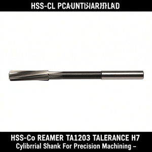 รีมเมอร์ Hss-Co รุ่น Ta1203 ความคลาดเคลื่อน H7 ก้านทรงกระบอก สำหรับงานกลึงความแม่นยำสูง - Product Image 2