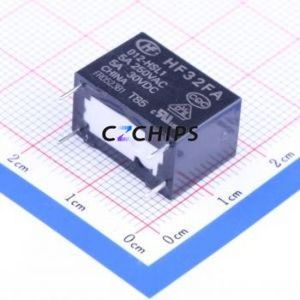HF32FA/012-HSL1 Power Relay Through hole,10.1x17.6mm Relay 12V 1 Normally Open: 1A (SPST-Normally Open)::: 4 5A-30VDC/5A-250VAC - Product Image 1
