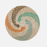 Meilleures ventes de sets de table ronds en jonc de mer naturel tressé, sets de table en paille tressée, sets de table en rotin pour table à manger