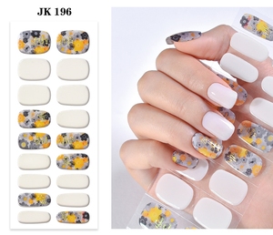 El nuevo efecto de fábrica, pegatinas de esmalte de <span class=keywords><strong>uñas</strong></span> de <span class=keywords><strong>color</strong></span> neón sólido, tiras de <span class=keywords><strong>uñas</strong></span> de Gel semicurado, envolturas artísticas para <span class=keywords><strong>uñas</strong></span>, tiras de esmalte de dedos - Product Image 6