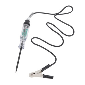 Probador de baterías digital de 12V, herramienta de diagnóstico para automóviles con cable flexible y pinza para pruebas eléctricas de vehículos - Product Image 1