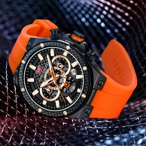 Reloj de Cuarzo Original Mini Focus MF0468G MF 0468, Cronógrafo Resistente al Agua con Manecillas Luminosas para Hombre, Montre, Relojes Homme - Product Image 4