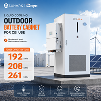Armoire ESS Sunark haute tension 261 kWh à refroidissement liquide au lithium-ion, 6000 cycles, capacité évolutrice, pour micro-réseau industriel et ferme solaire