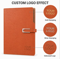 Coffret Cadeau de Carnet de Bureau Simple et Personnalisé avec Logo 2027, Bloc-Notes avec Fermeture Magnétique en U et Papier Dowling 100 g/m²