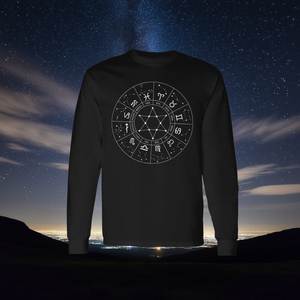 Camiseta de manga larga con mapa del cielo retro vintage de Constellation Gift - Product Image 3