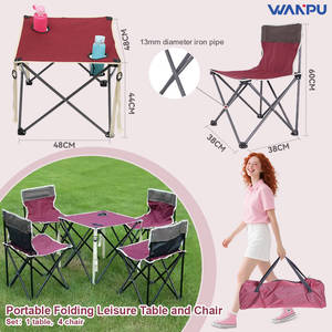 Ensemble de chaise-<span class=keywords><strong>lit</strong></span> pliable en aluminium léger et portable, hamac, table et chaise de camping avec parasol et porte-gobelet - Product Image 6