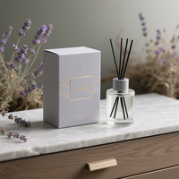 Boîte de papier de diffuseur d'huile parfumée d'aromathérapie Boîte de diffuseur de roseau de luxe de haute qualité avec logo personnalisé d'usine