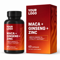 Capsules de Maca Halal pour Booster l'Énergie et la Force Masculine - 60 Capsules