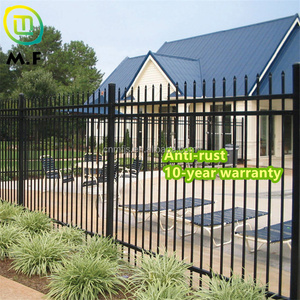 Clôture en acier personnalisable pour l'extérieur, modèles de portails grillagés pour la maison, panneaux de clôture tubulaire en acier galvanisé, fournisseur - Product Image 4