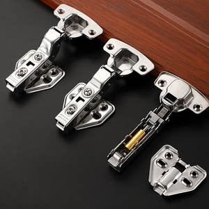 مصنع المطبخ المفصلات المطبخ باب لينة إغلاق الأجهزة الهيدروليكية مجلس الوزراء الفولاذ المقاوم للصدأ يتوقف على انفصال ، - Product Image 3