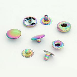 Meilleures ventes : Rivets à œillets doubles en acier inoxydable doré de 6 mm à 10 mm, boutons-pression écologiques et portables <span class=keywords><strong>pour</strong></span> sacs à main - Product Image 4