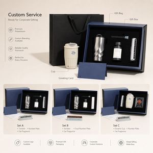 Achat d'articles promotionnels haut de gamme pour entreprises, coffret cadeau pour livraison de voiture, coffret cadeau client, ensemble cadeau d'entreprise - Product Image 1
