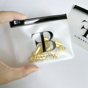 カスタム小型PVCジュエリープラスチックジッパーバッグ、再利用可能なフロストジュエリー包装ジップロックバッグ、ロゴ付きリット高級イヤリングポーチ - Product Image 6