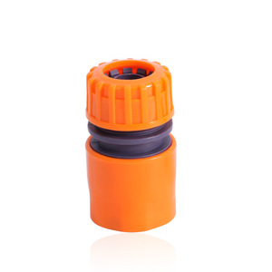 Huabangshi Orange Plastic Pipe Connector 12mm Locking Type Coupling For <b>Water</b> Pipe Joint Garden Hose Fitting - Product Image 3
