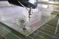 Contrôleur CNC 5 axes Machine de découpe au jet d'eau verre cristal pierre métal nouvelle pompe haute pression fournie coupeur à Jet d'eau HIWIN