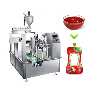 Máquina Automática de Llenado y Envoltura de Líquidos de Alta Eficiencia de Acero Inoxidable 304, Bolsas de Plástico para Fábricas de Alimentos - Salsa de Tomate - Product Image 1