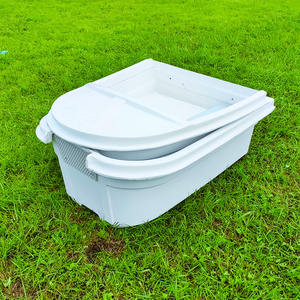 シーウォーカー折りたたみ式2.1mグラスファイバー漁船小型ディンギー川と湖用ソロスキフ - Product Image 3