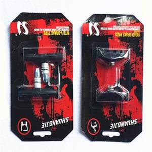 Plaquettes de frein Shuangjie V en caoutchouc noir, durables pour les systèmes de freinage de vélos de montagne - Product Image 2