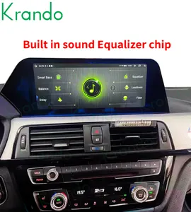 Krando Android 10.0 4G 64G 12.3รถวิทยุสำหรับ BMW 3 Series F30 F31 F34 4 Series F32 F33 F36 NBT 2013-2020 Carplay หน้าจอ Blade