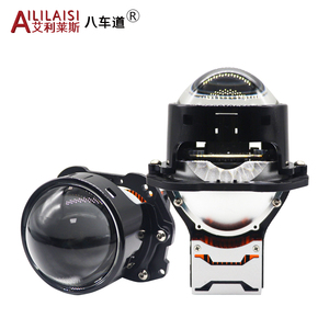 H4 h7 phares bi led projecteur lentille feux <span class=keywords><strong>de</strong></span> croisement ampoules <span class=keywords><strong>de</strong></span> voiture 12V éclairage automatique 6000K 3 pouces système d'éclairage automobile avec - Product Image 3
