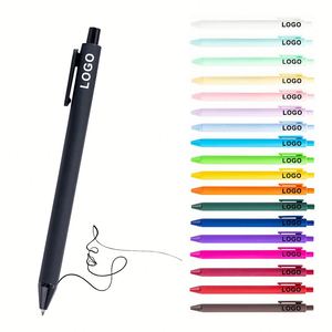 ปากกาลูกลื่นพลาสติก ABS แบบกดหดได้ หลายสี ราคาประหยัด 23 ด้าม พร้อมพิมพ์โลโก้โฆษณาตามสั่ง สำหรับโรงเรียน - Product Image 1