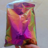 Pigment chromatique super changeant de couleur rouge, jaune, vert, effet chrome intense pour peinture automobile/aquarelle/slime/résine époxy