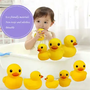Groothandel Fabriek Lage Prijs Geel Rubber Badeend Rubber Ducks Voor Baby Bad Speelgoed Douche