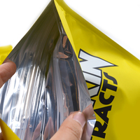 Sacs d'emballage refermables en mylar anti-odeur et à fermeture éclair en feuille de 3.5 grammes personnalisés à l'épreuve des enfants