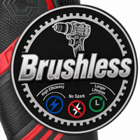 Nouvelle arrivée MARS : Perceuse-visseuse sans fil 20V Brushless avec batterie 2.0Ah, chargeur, mandrin 3/8 pouces et couple de 355 in-lbs