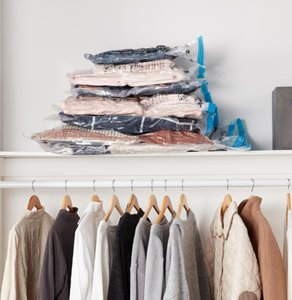 <span class=keywords><strong>Sacchetti</strong></span> di stoccaggio <span class=keywords><strong>sottovuoto</strong></span> <span class=keywords><strong>per</strong></span> vestiti e <span class=keywords><strong>trapunte</strong></span> con cerniera, includono valvola a vuoto, taglie Multiple, trasparenti, piccole medie grandi - Product Image 6