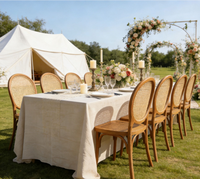 Reçine Yemek Sandalyesi Vintage Oval Sırtlı Hasır Sandalye İstiflenebilir Dış Mekan Veranda Sandalyesi Düğün, Etkinlik, Bahçe, Restoran, Ev Kullanımı için