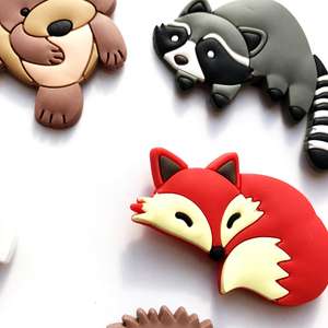 Decoración del hogar pegatinas magnéticas juguetes niño recuerdo Zoo Animal magnético dibujos animados PVC imanes de nevera - Product Image 4