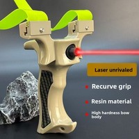 Nouvelle lance-pierre de compétition World Hero Outdoor équipée d'un laser - Matériel ABS, performance puissante, exceptionnelle