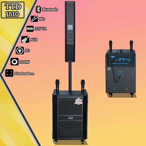 15 Inch Âm Thanh Cột Partybox Di Động Ngoài Trời Loa Karoke Nhựa Hoạt Động <span class=keywords><strong>Loud</strong></span> Âm Nhạc Máy Nghe Nhạc Hệ Thống Âm Thanh - Product Image 3