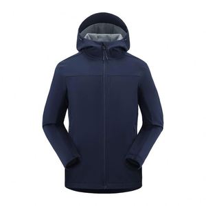 High Quality Custom Water Repellent Hiking Outdoor Winter Casual Windbreaker Zipper Men Coat Soft Shell <b>Fleece</b> <b>Jacket</b> - Product Image 4
