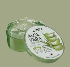 Gel Calmante de Aloe Vera Coreano ODM OEM para el Rostro, Hidratante y Reparador, Calmante para Después del Sol, Sin Alcohol - Product Image 3