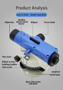 Nivelador Automático Digital de Alta Calidad con Amortiguación Magnética - Instrumento de Topografía Automático con Sistema para Ingeniería - Product Image 2