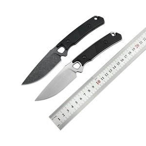 Cuchillo de camping fijo con mango completo Ker shaw STEPPE 2048 ECD para exteriores, montañismo y supervivencia, con funda portátil de fibra de nailon OEM - Product Image 1